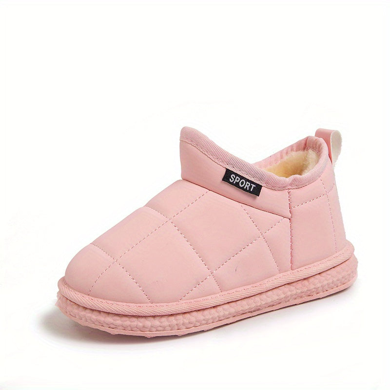 Soft Warm Fleece Baby Girls Snow Boots for Outdoor Walking