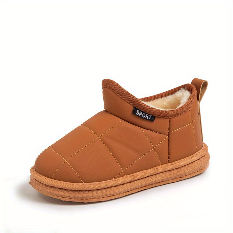 Soft Warm Fleece Baby Girls Snow Boots for Outdoor Walking