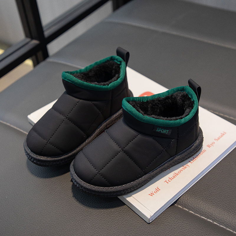 Soft Warm Fleece Baby Girls Snow Boots for Outdoor Walking