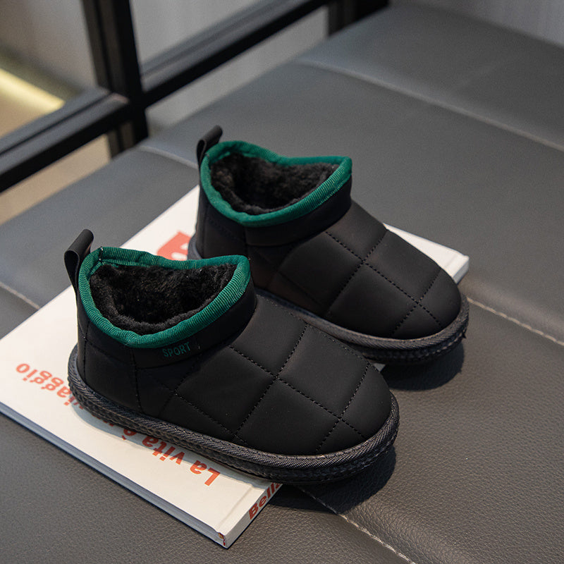Soft Warm Fleece Baby Girls Snow Boots for Outdoor Walking
