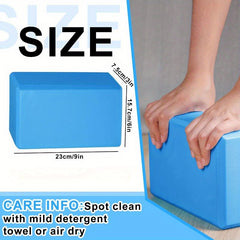 20pcs TPE Non-slip Yoga Blocks High Density Fitness Bricks