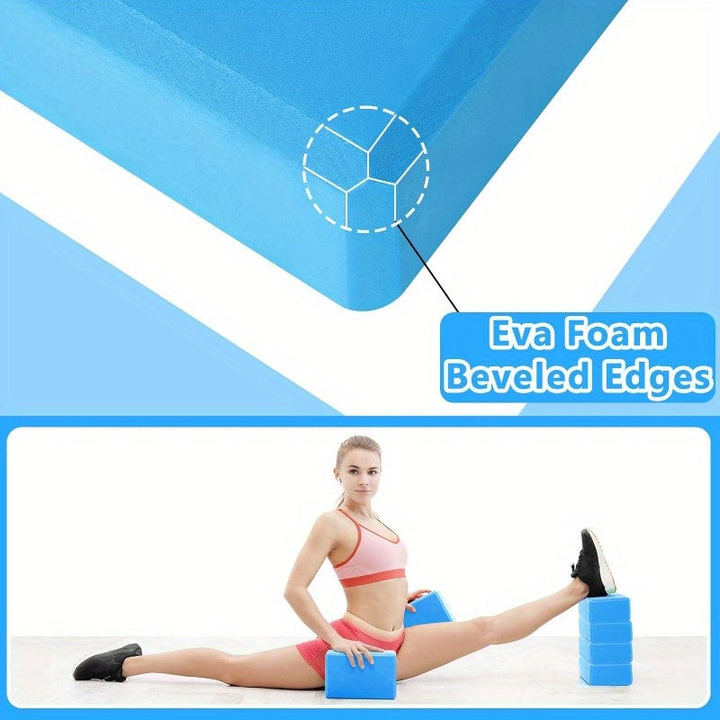20pcs TPE Non-slip Yoga Blocks High Density Fitness Bricks