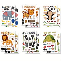 Whimsical Animal Stickers for DIY Decoration Arts & Crafts