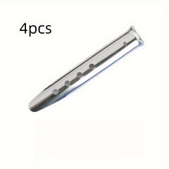 4pcs Tent Stakes Pegs Aluminum U Shaped Lightweight Heavy Duty Ground Nails