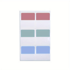 10sheets Retro Sticky Notes Sticker Waterproof Index Labels Arrow Flags