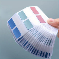 10sheets Retro Sticky Notes Sticker Waterproof Index Labels Arrow Flags