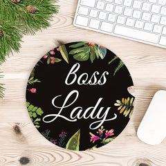 Cute Round Mouse Pad for Women and Girls - Non-slip Rubber Mouse Mat