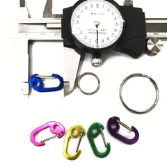 Durable Locking Carabiner Keychain Clip for Outdoors