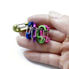 Durable Locking Carabiner Keychain Clip for Outdoors