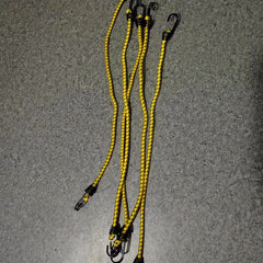 5pcs Bungee Cords w/ Hooks for Camping Tent Tarp Canopy Elastic Clothesline
