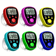 Portable LED Light Finger Loop Counter for Running Fitness