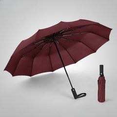 Strong Wind Resistant 3 Fold Automatic Umbrella