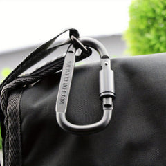 Carabiner Clip D Shape Buckle Snap Keychain Hook For Backpack Belt Loop