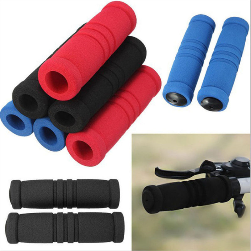 Colorful Sponge Handlebars for Bicycles with Plugs