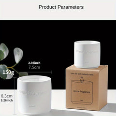 Soy Wax Scented Candle - Fresh Light Fragrance - Christmas Gift