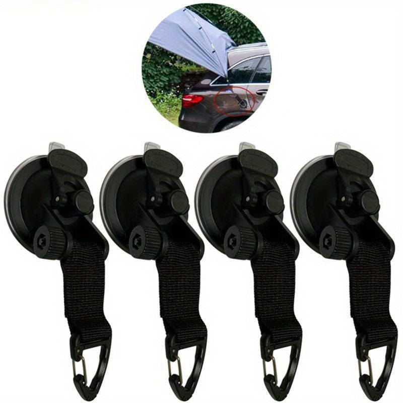4pcs Tent Suction Cup Hook Car Canopy Suction Cup