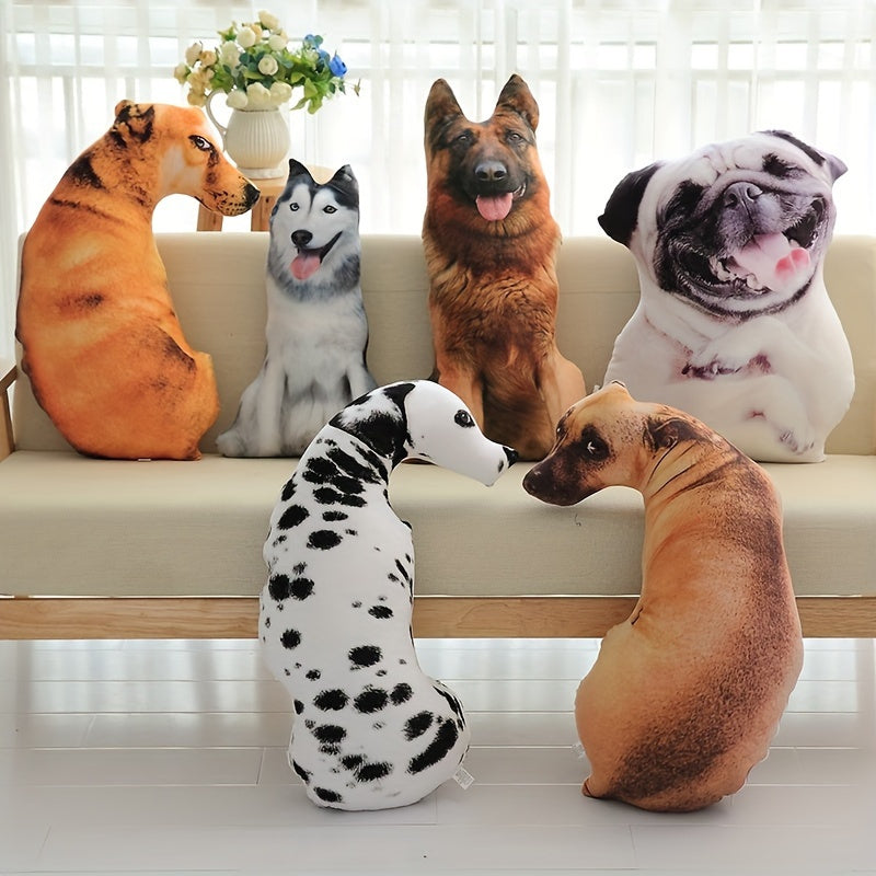 Simulated Dog Doll Pillow Plush Cushion Cartoon Dog Christmas Gift