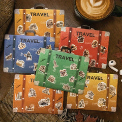 30pcs Retro Construction Stickers Bulk for Decorating Diaries and Textbooks