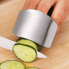 Stainless Steel Finger Guard for Slicing - Kitchen Cutting Protector