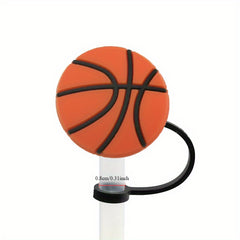 4pcs Ball Straw Tips Cover Leakproof Dustproof Silicone Straw Cap For 8mm Straw