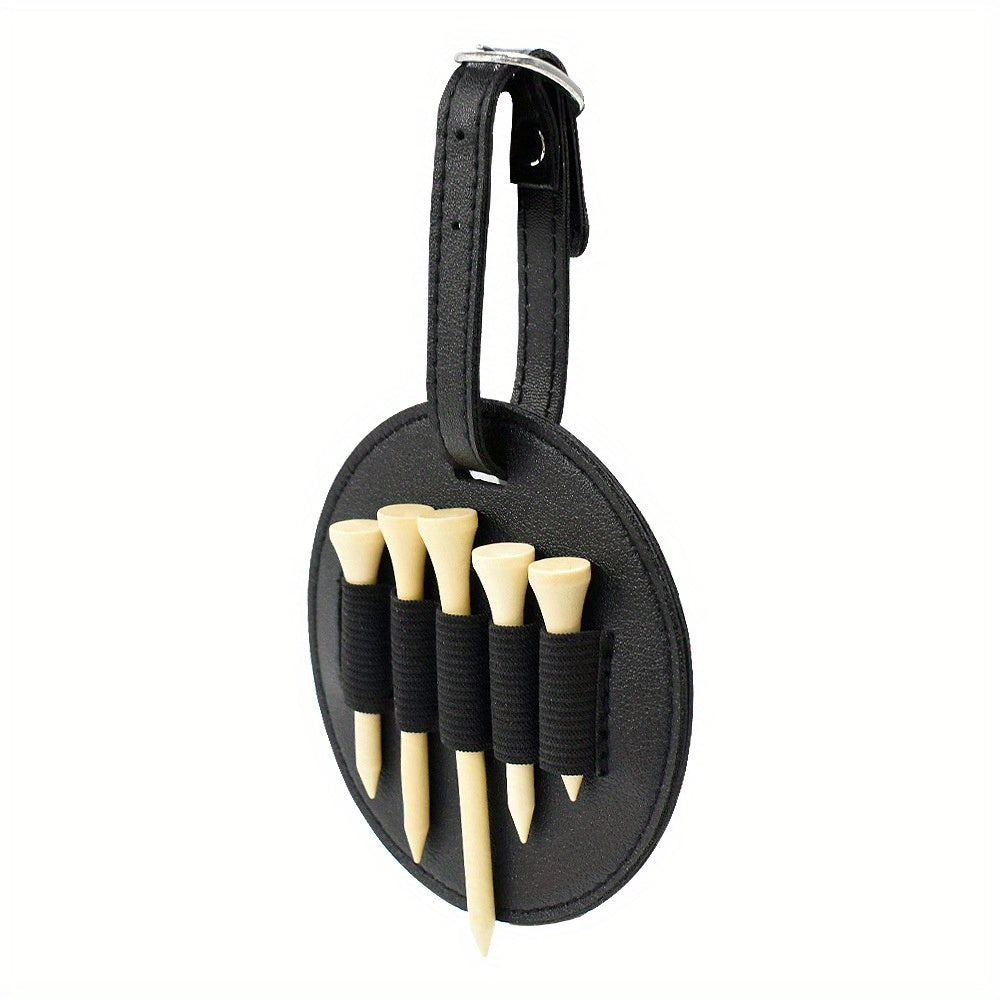 Outdoor Golf Stud Insert Bag Leather Waist Hanging Storage