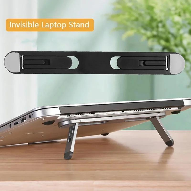 Invisible Laptop Stand Cooling Pad Desktop Raised Portable Heat Sink