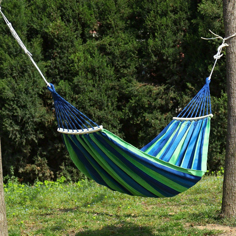 Outdoor Canvas Hammock Indoor Balcony Hanging Chair Dormitory Swing