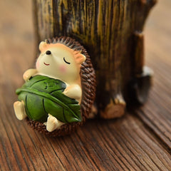 Hedgehog Pen Holder Home Birthday Gift Resin Crafts
