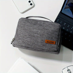 Solid Cationic Digital Bag Data Cable Storage Bag Portable Headphone Storage