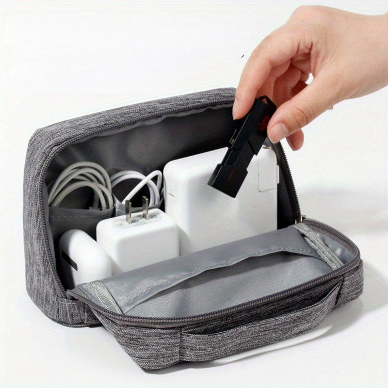 Solid Cationic Digital Bag Data Cable Storage Bag Portable Headphone Storage