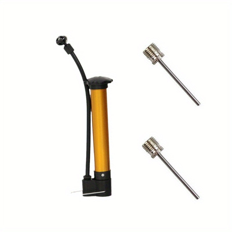 Portable Ball Pump for Inflating Anywhere with 2 Needles