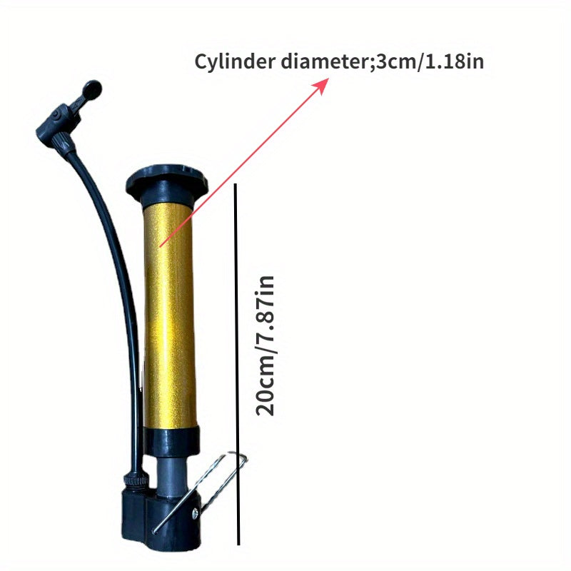 Portable Ball Pump for Inflating Anywhere with 2 Needles