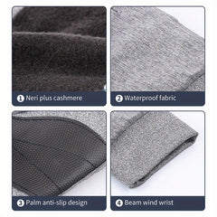 Winterproof Ski Gloves - Thick Lining for Warmth During Winter Cycling