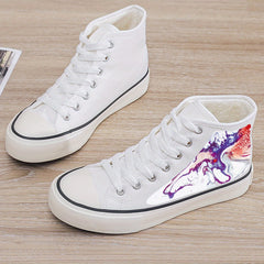 Plush Lined Thermal Chunky Canvas Sneakers