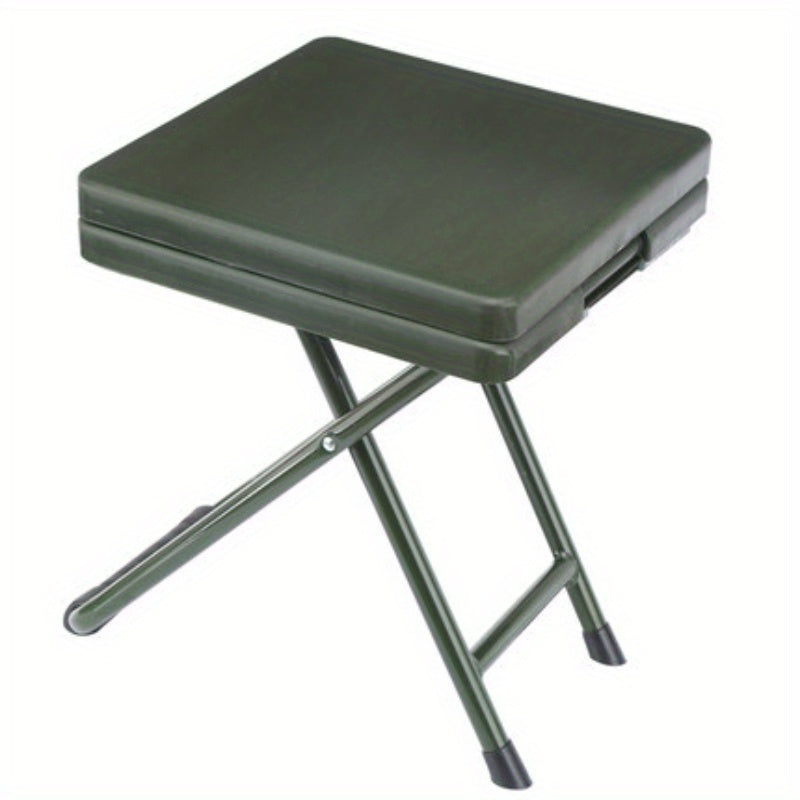 Portable Folding Stool Sturdy Steel Tube for Outdoor Activities