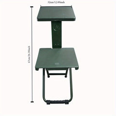 Portable Folding Stool Sturdy Steel Tube for Outdoor Activities