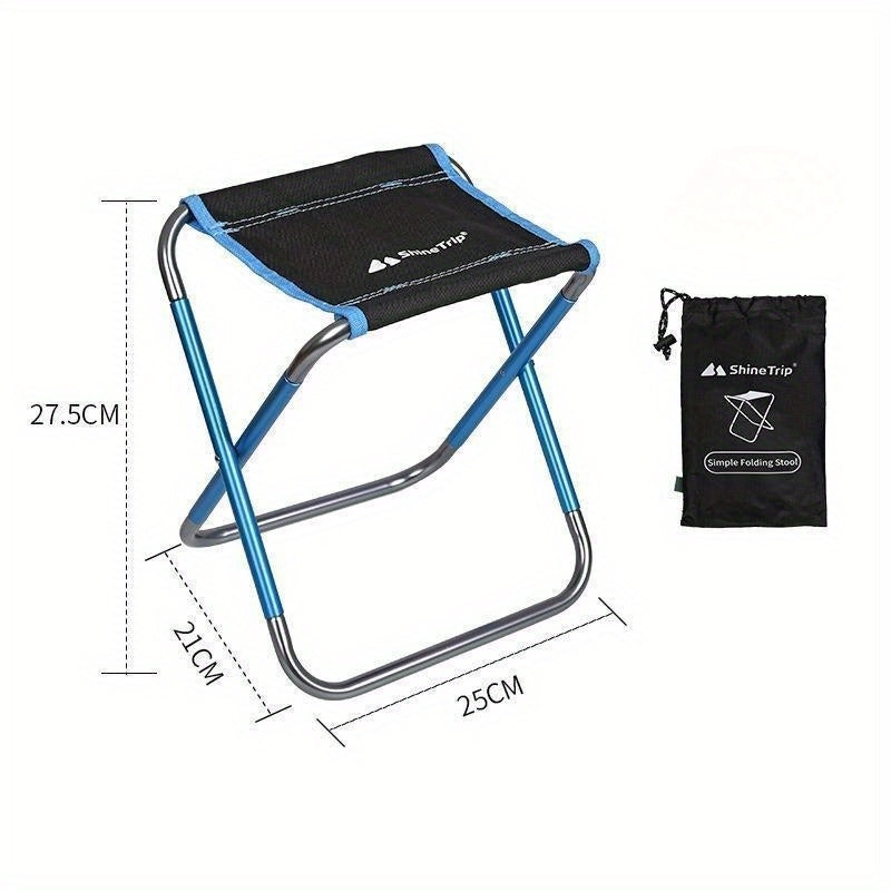 Outdoor Folding Stool Aluminum Alloy Portable Chair for Camping