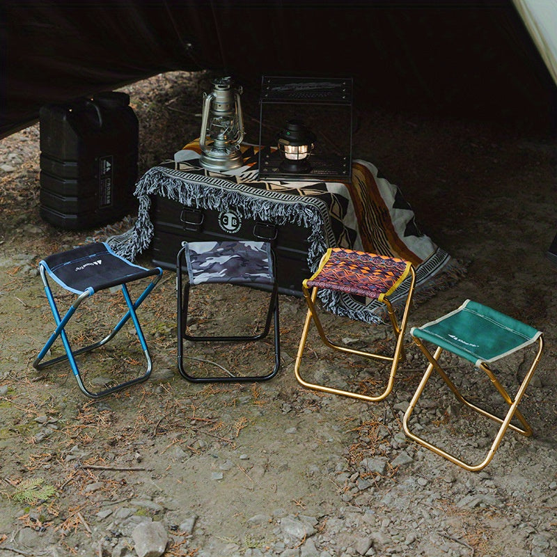 Outdoor Folding Stool Aluminum Alloy Portable Chair for Camping