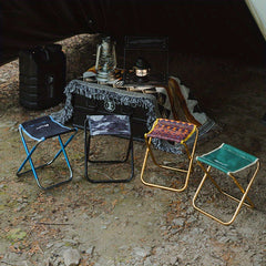 Outdoor Folding Stool Aluminum Alloy Portable Chair for Camping
