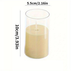 2pcs Electronic Candles Simulated Wick Swaying Party Decoration