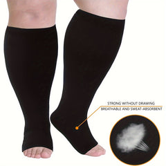 Copper Compression Socks Open Toe Sports High Elastic Circulation