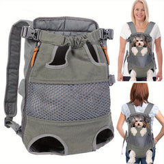 Legs Out Dog Carrier Backpack Front Facing for Small Medium Large Dogs