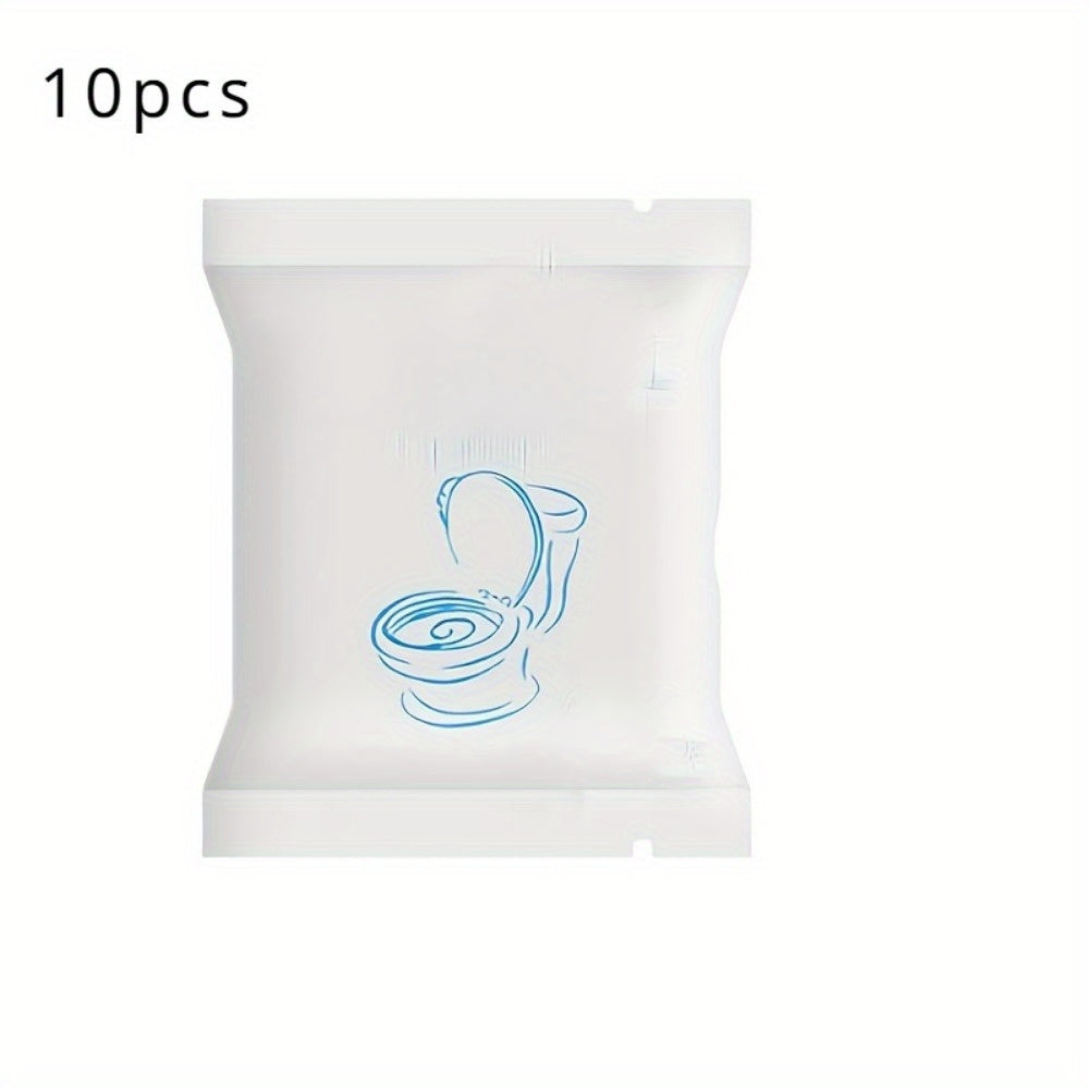10pcs Waterproof Disposable Toilet Seat Covers - Portable & Travel Friendly