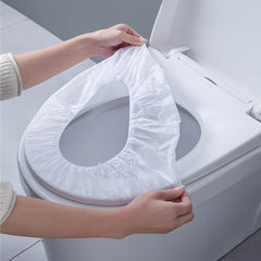10pcs Waterproof Disposable Toilet Seat Covers - Portable & Travel Friendly