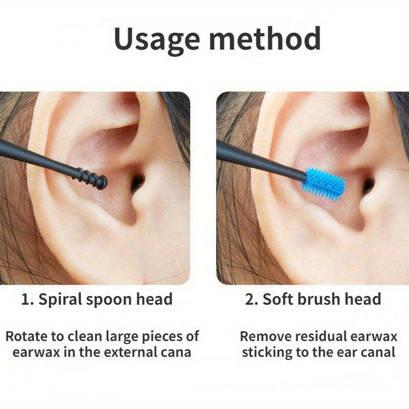 Soft Silicone Ear Pickers Ear Wax Remover Ear Cleaning Scoop