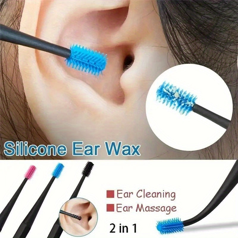 Soft Silicone Ear Pickers Ear Wax Remover Ear Cleaning Scoop