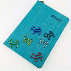 40pcs Dog Shaped Paper Clips Animal Bookmarks Clips - Fun Office Supplies