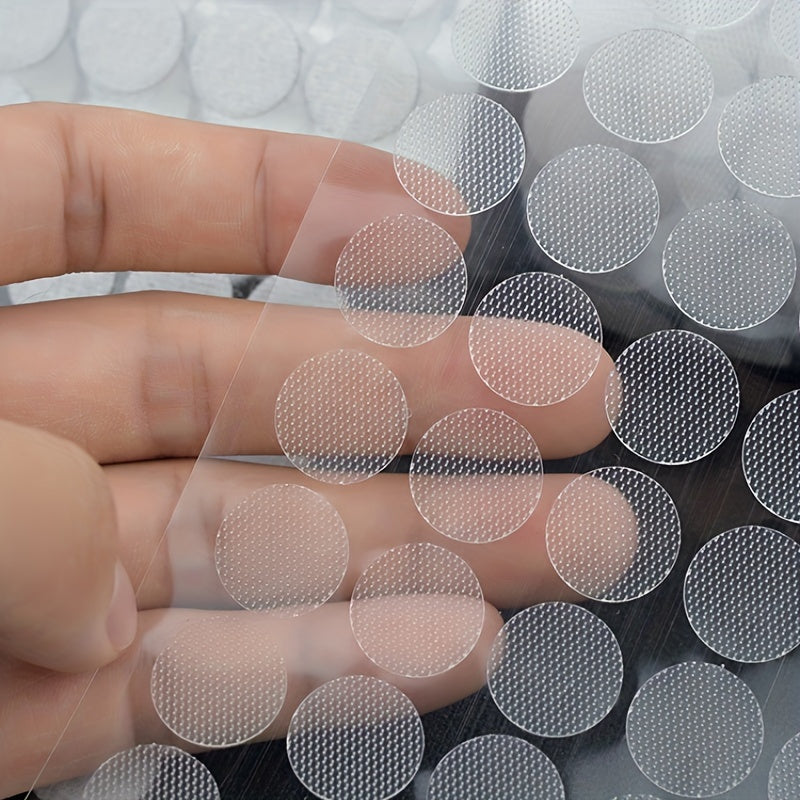 Self Adhesive Dots Hook & Loop Sticky Back Coins 10mm 108pairs 15mm 102pairs 20m