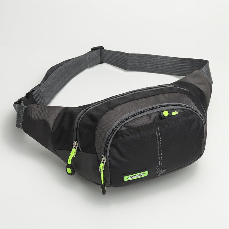 Men's Multifunction Phone Pouch Waist & Chest Bag Outdoor Sports Running Fitness