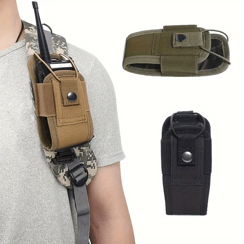 Outdoor Walkie Talkie Holder Storage Bag for Camping